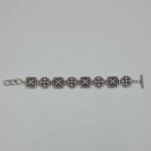 Brighton silver-plated Medallion Panel Bracelet